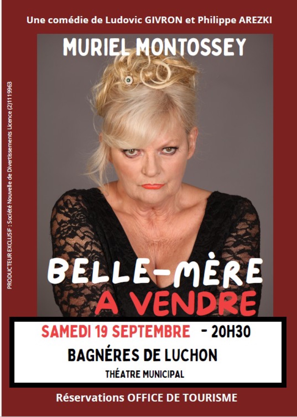 « Belle-mère à vendre » au Casino de Luchon : représentation annulée