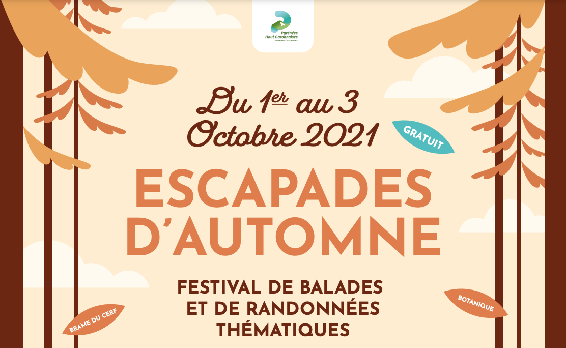 Les escapades d'automne du 1er au 3 octobre avec la CCPHG