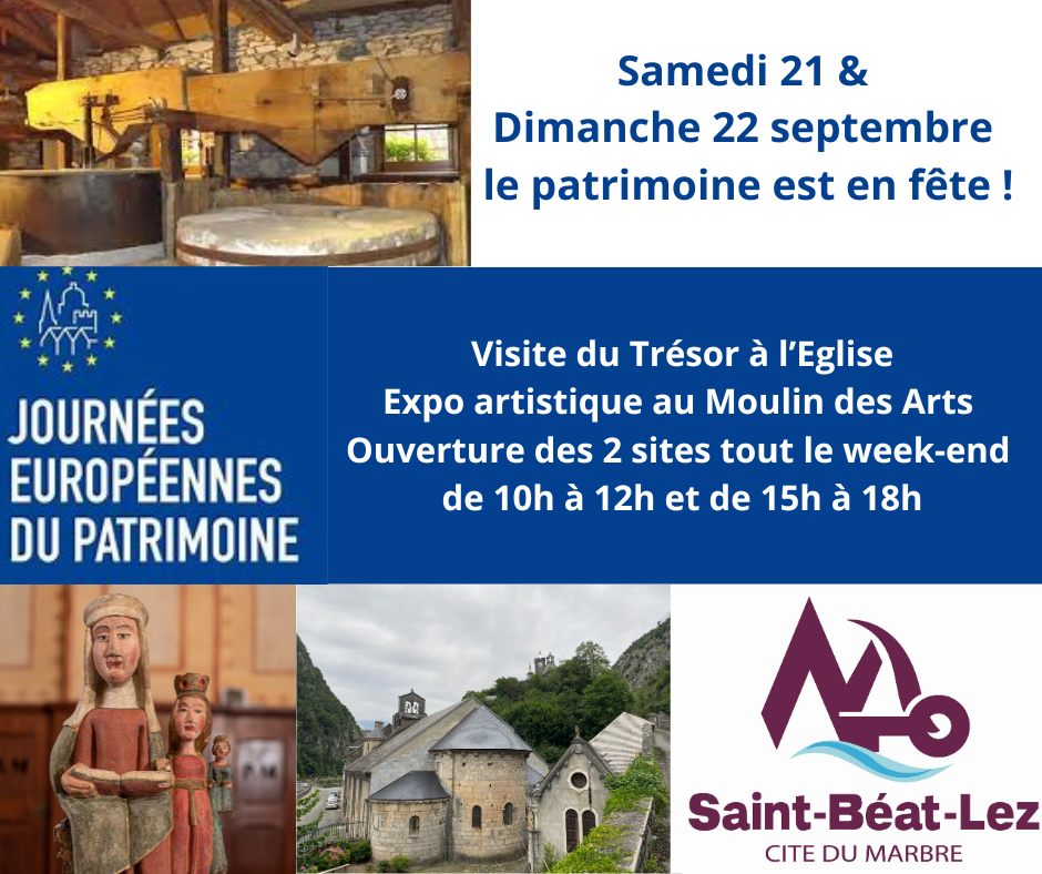 Journées du patrimoine à Saint-Béat-Lez