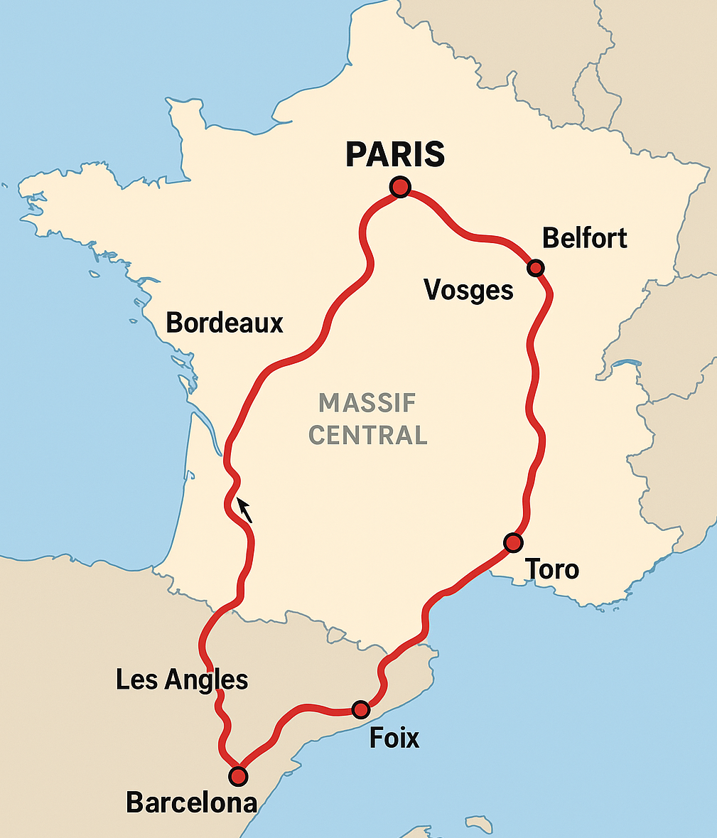 Tour de France 2026 le parcours de Barcelone à Paris