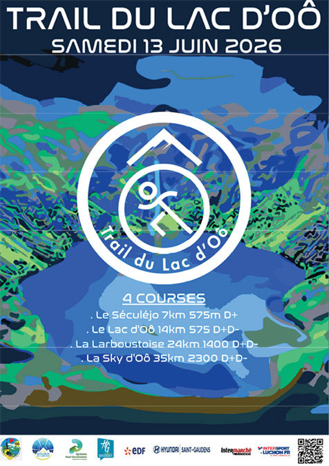 Trail du Lac d'Oô J-1 : météo précise pour samedi 13 juin 2026, soleil et 28°C à Luchon, parking au terrain de foot, retrait dossards ce vendredi 16h30-21h30, conseils hydratation pic anticyclonique